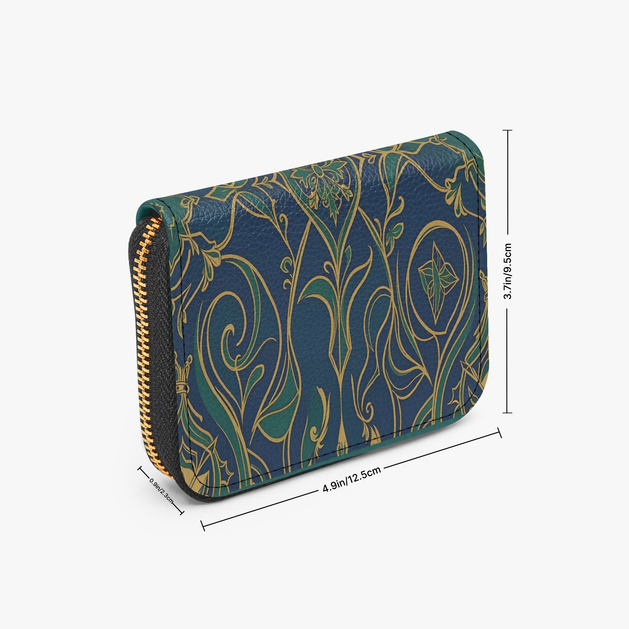 Queen Victoria in the Woods Bifold Zipper Wallet | Aura Regalia-AURA REGALIA 