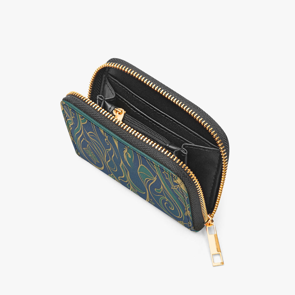 Queen Victoria in the Woods Bifold Zipper Wallet | Aura Regalia-AURA REGALIA 