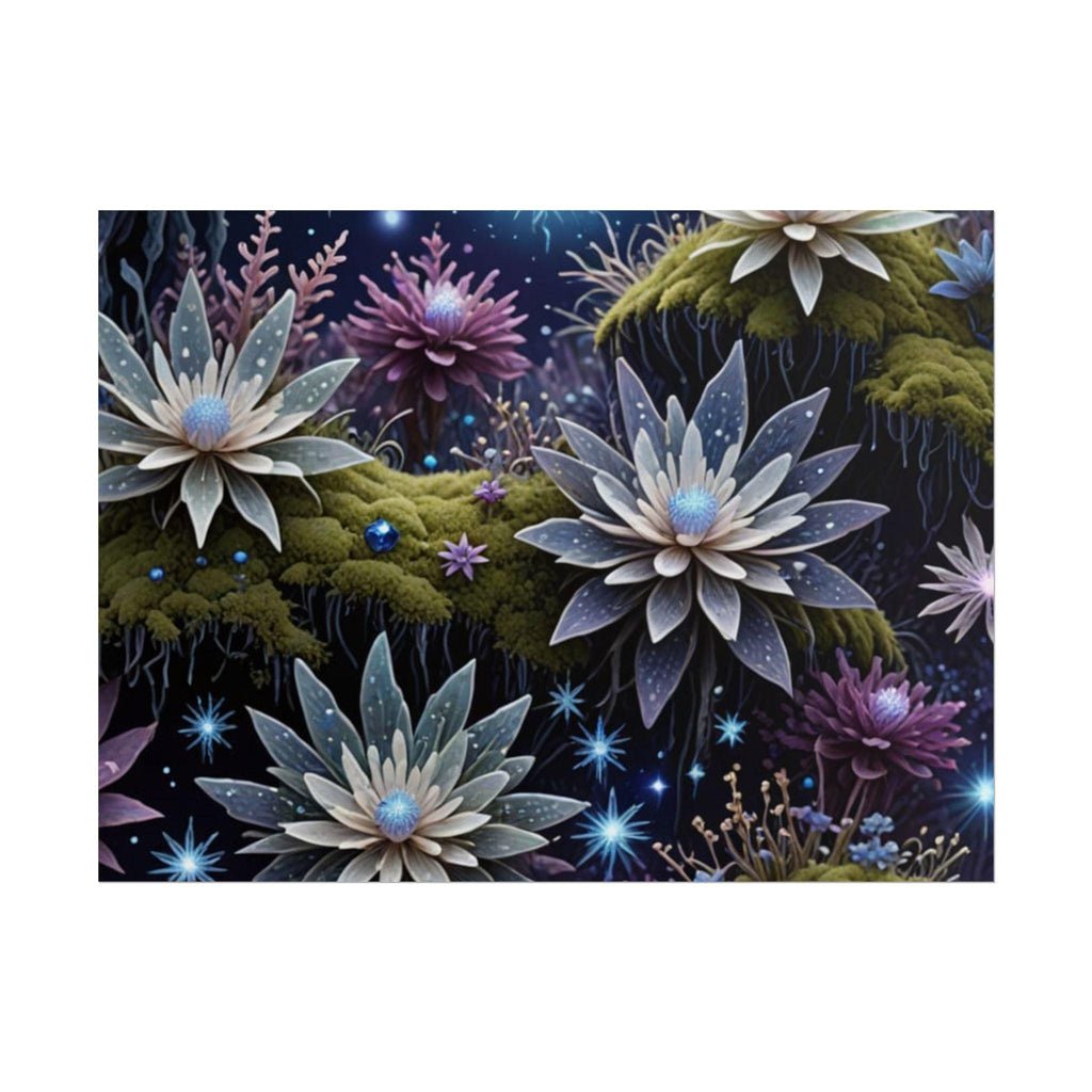 Floral Dreamscape Poster: Fine Art Print