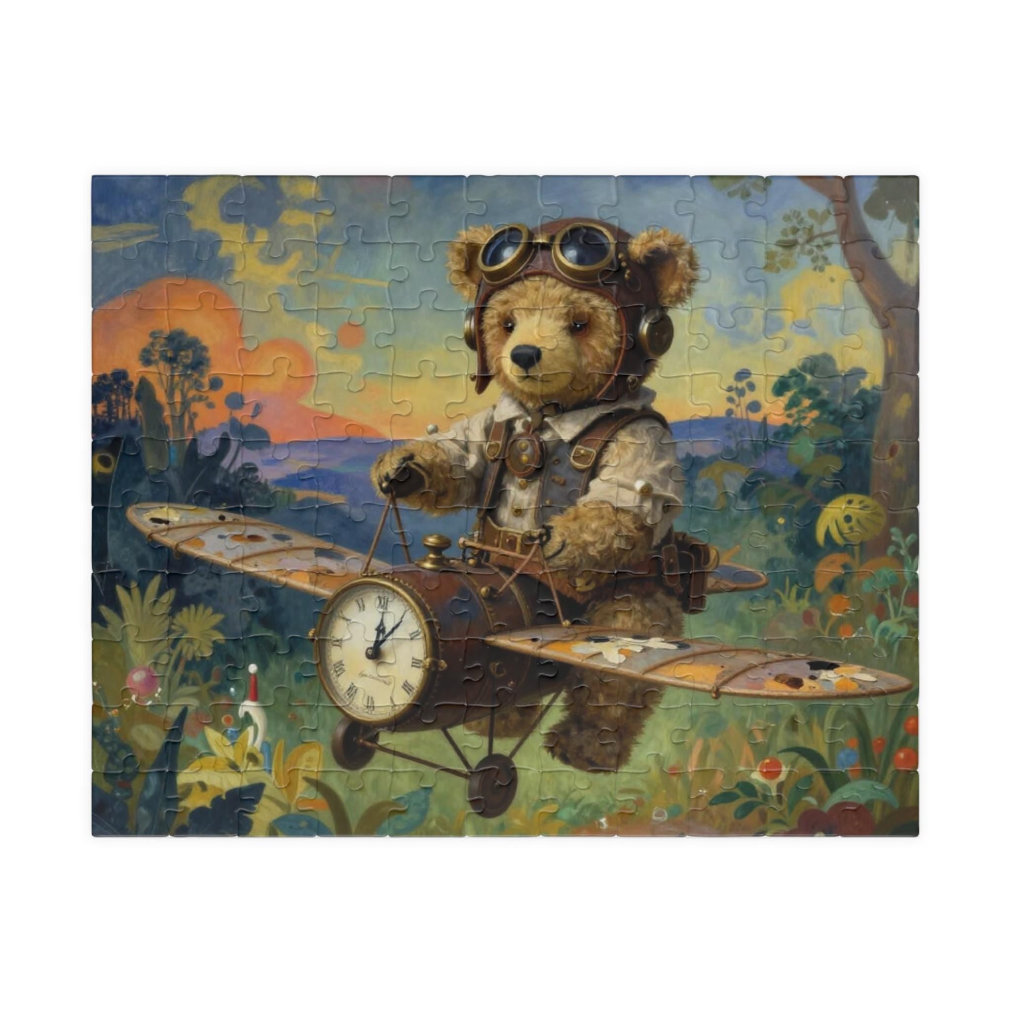Teddy Pilot Plane puzzle