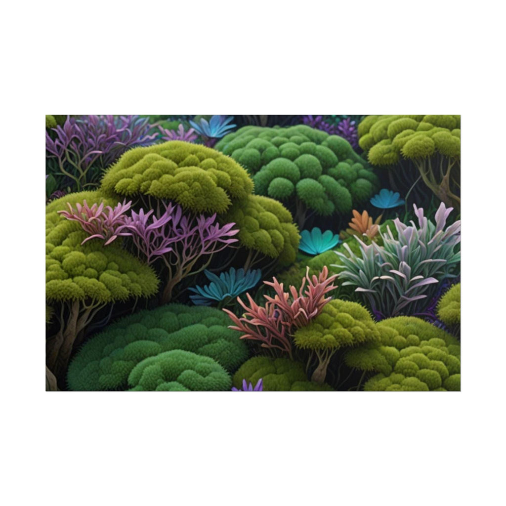 Botanical Garden Rolled Poster, Fine Art Print