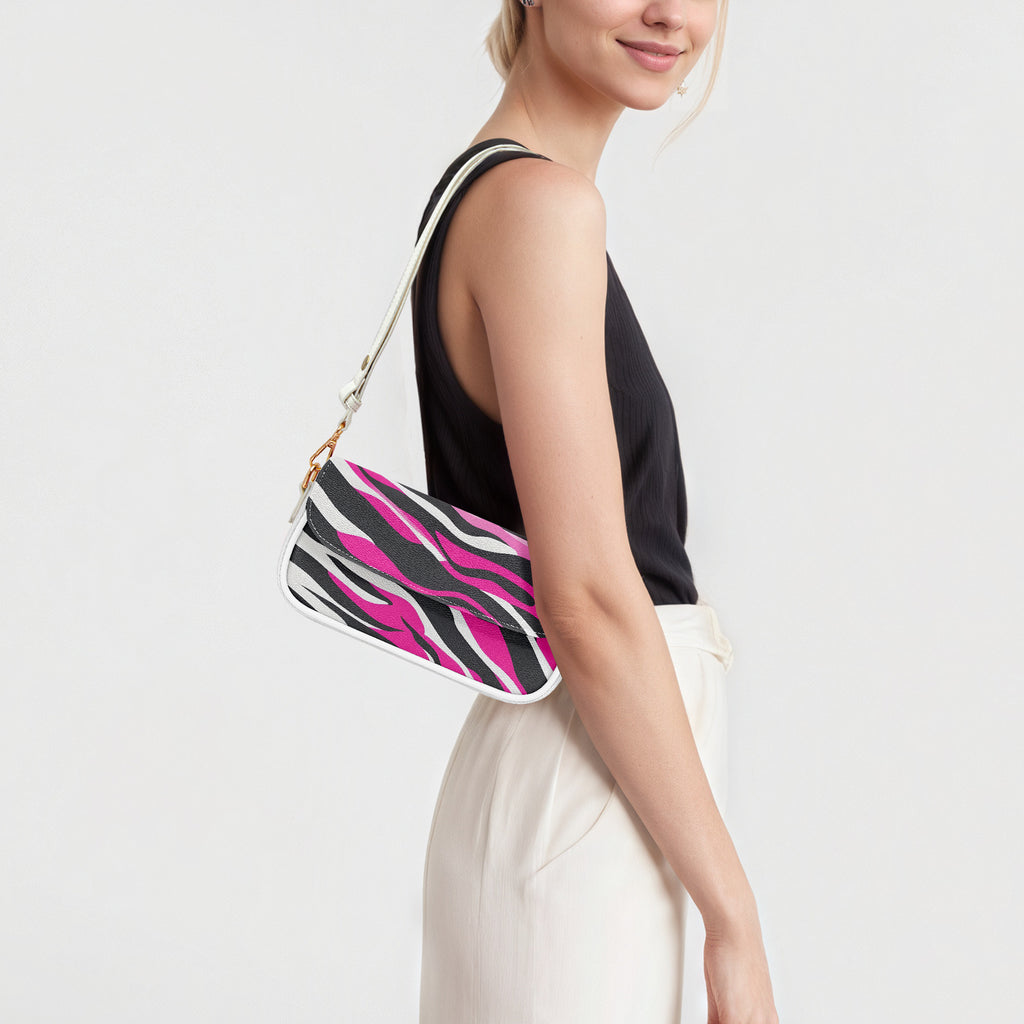 Wild Girl Women's Leather Underarm Bag | Aura Regalia-AURA REGALIA 