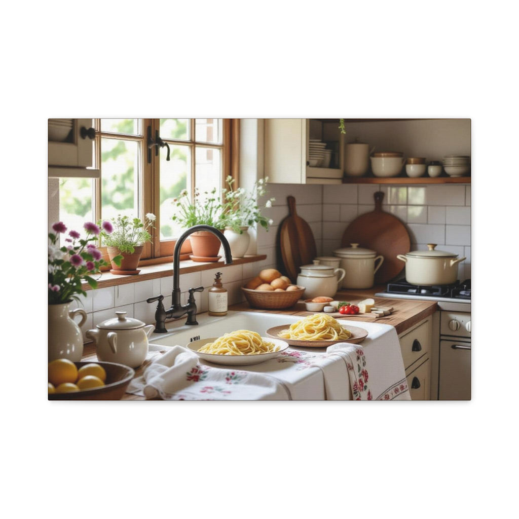 Copy of Cozy Country Kitchen Still Life Canvas