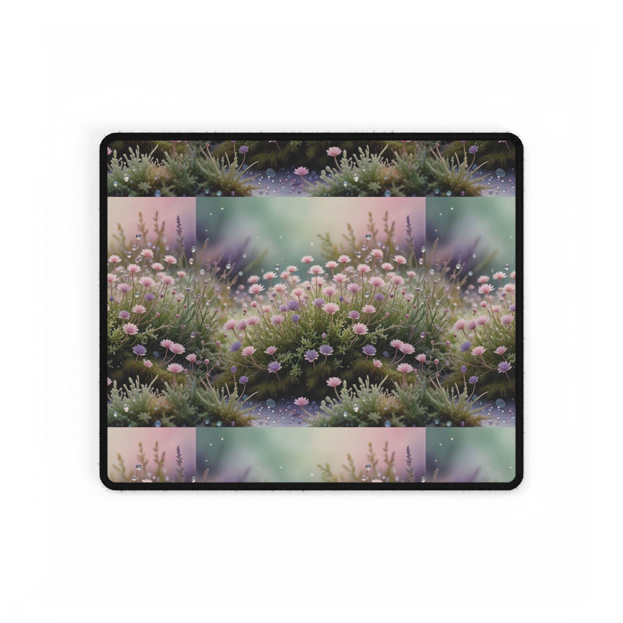 Floral Desk Mat: Botanical Mouse Pad - Spring Office Decor