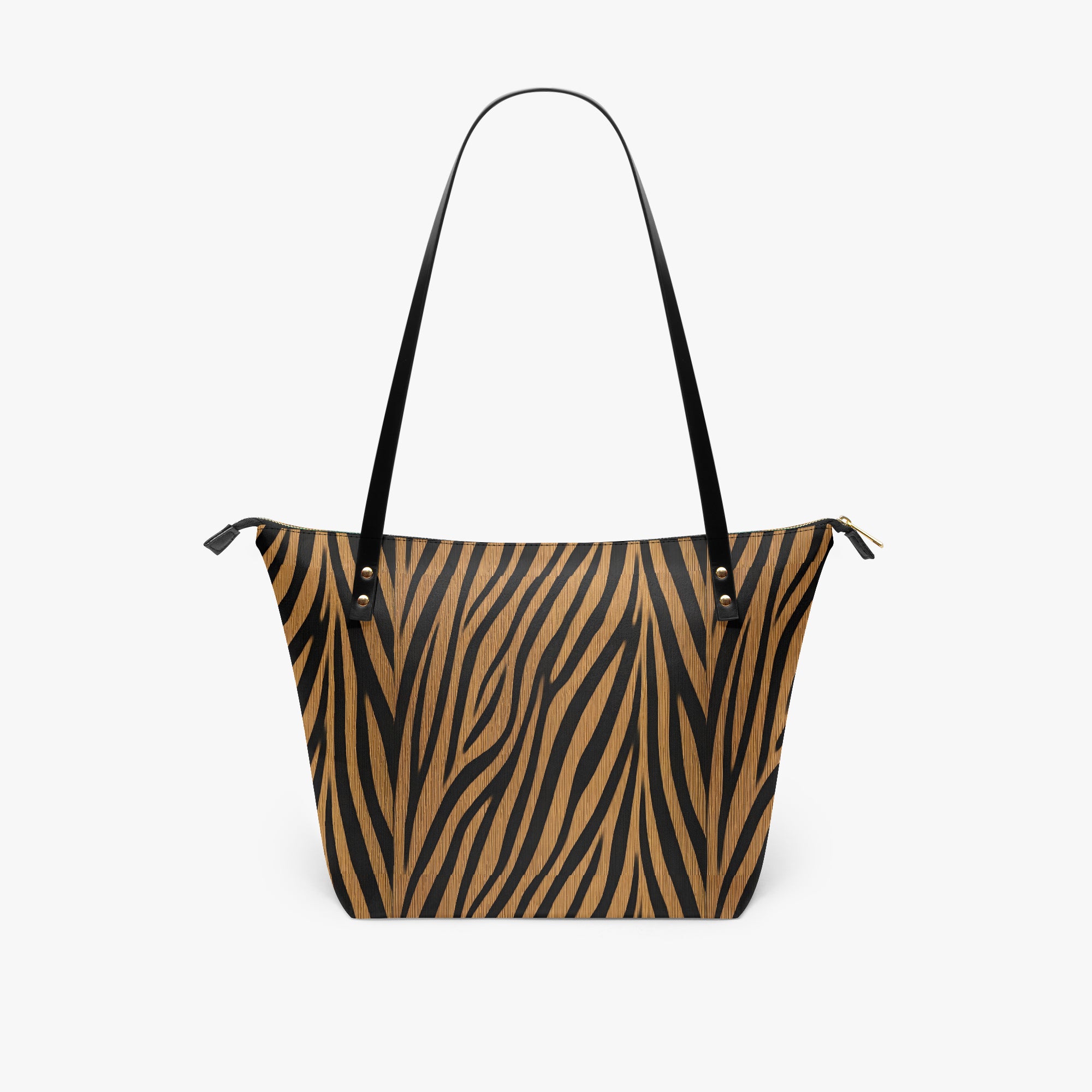 Aura Regalia | Animal Print Roomy PU Tote Bag-AURA REGALIA 