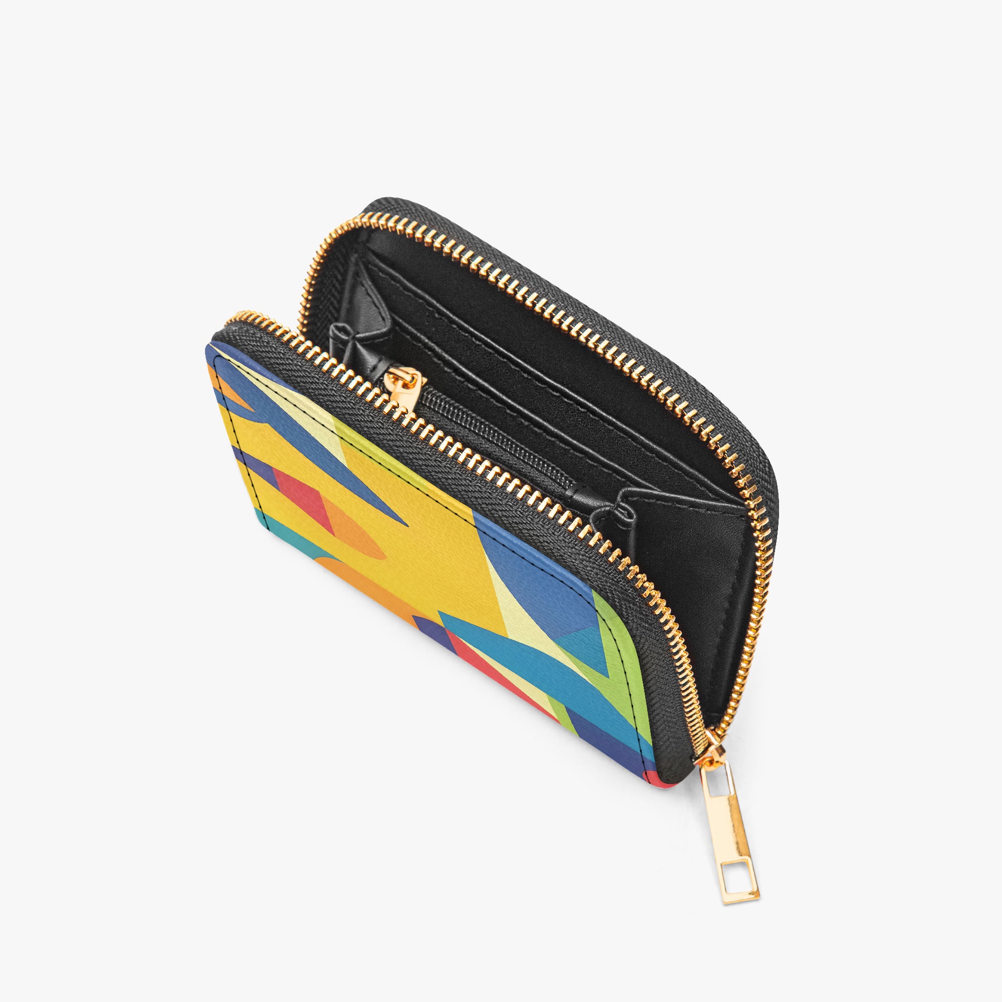 Bright Colors Bifold Zipper Wallet | Aura Regalia-AURA REGALIA 
