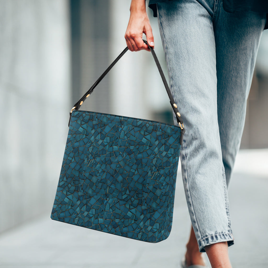 Stained Glass image Bucket Bag | Aura Regalia-AURA REGALIA 