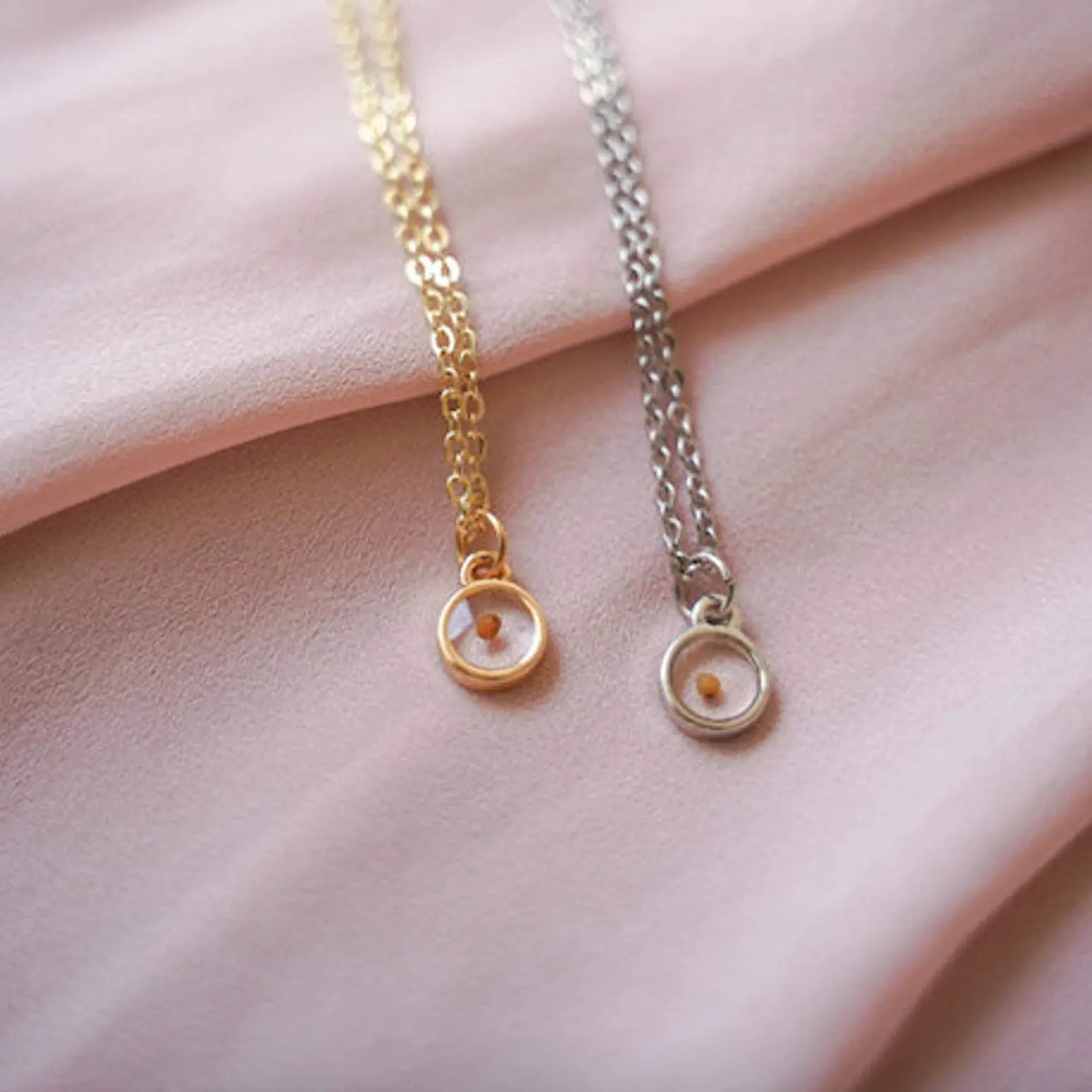 Mustard Seed Faith Necklace-AURA REGALIA 
