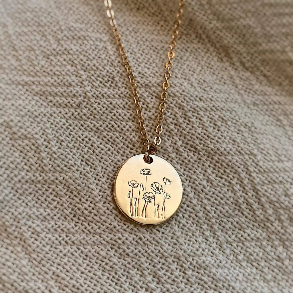 Poppy Necklace-AURA REGALIA 