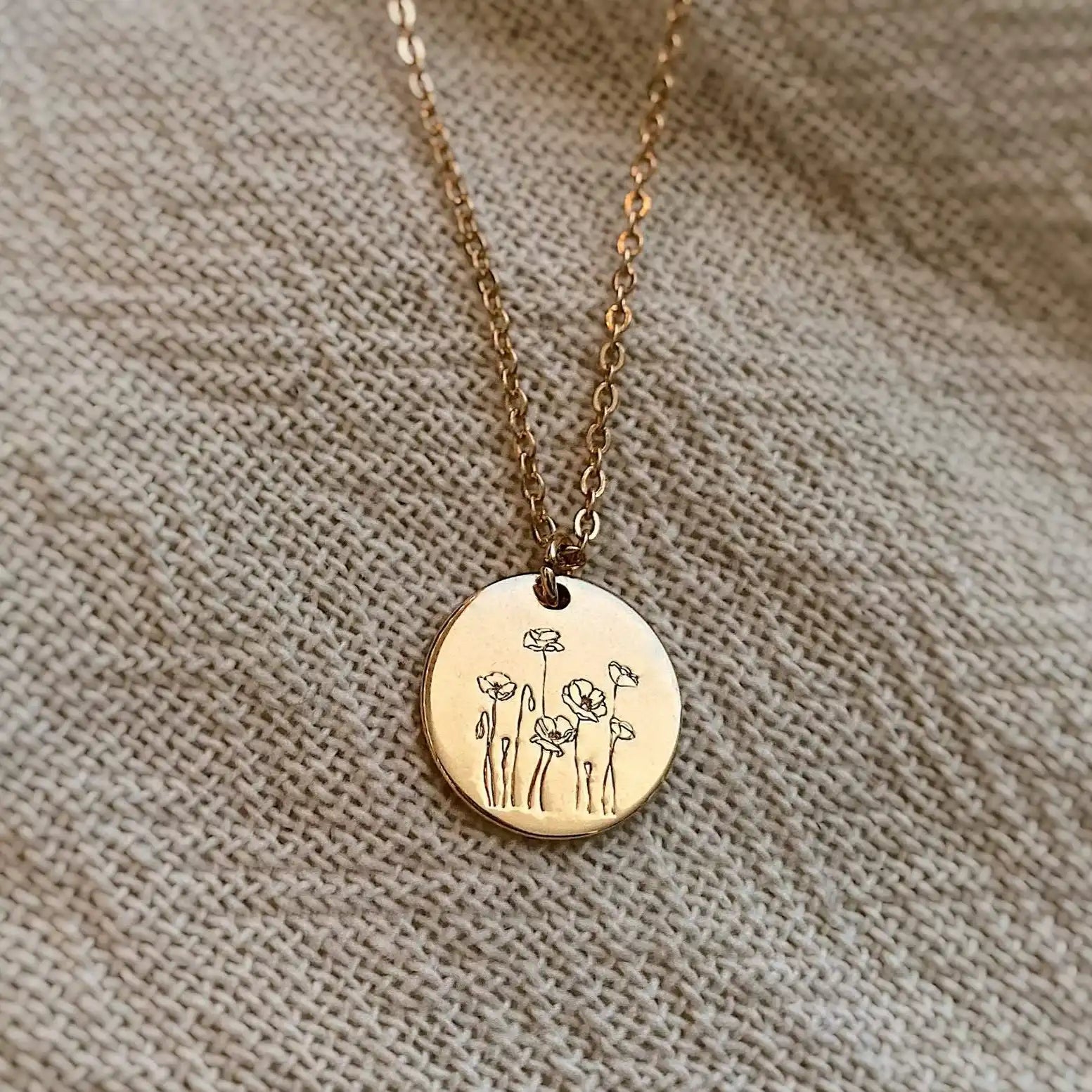Poppy Necklace-AURA REGALIA 