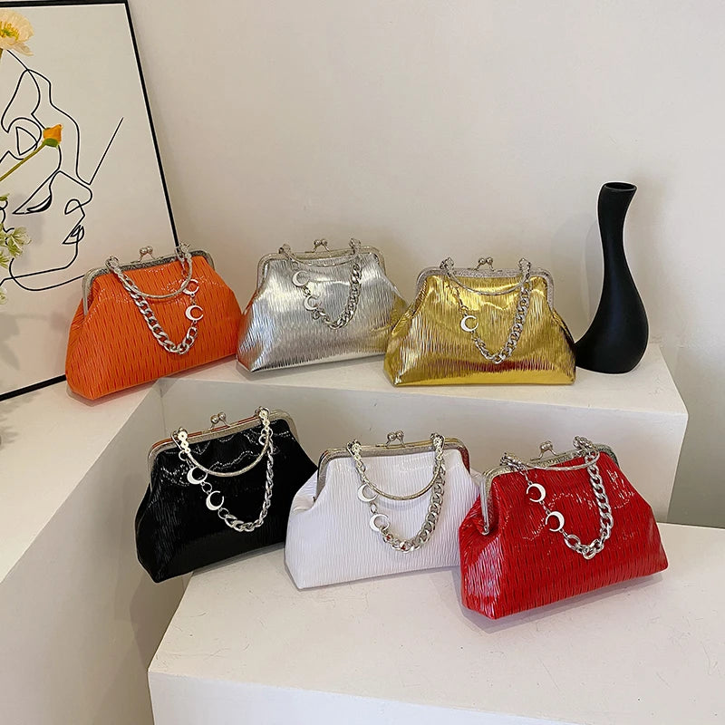 Small Crossbody Shiny Metallic Bag