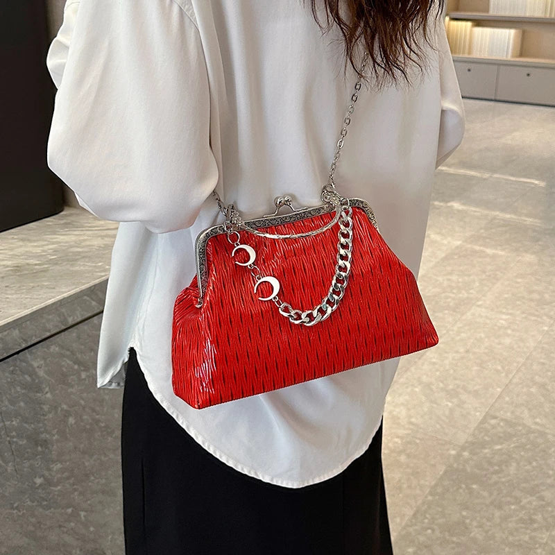Small Crossbody Shiny Metallic Bag